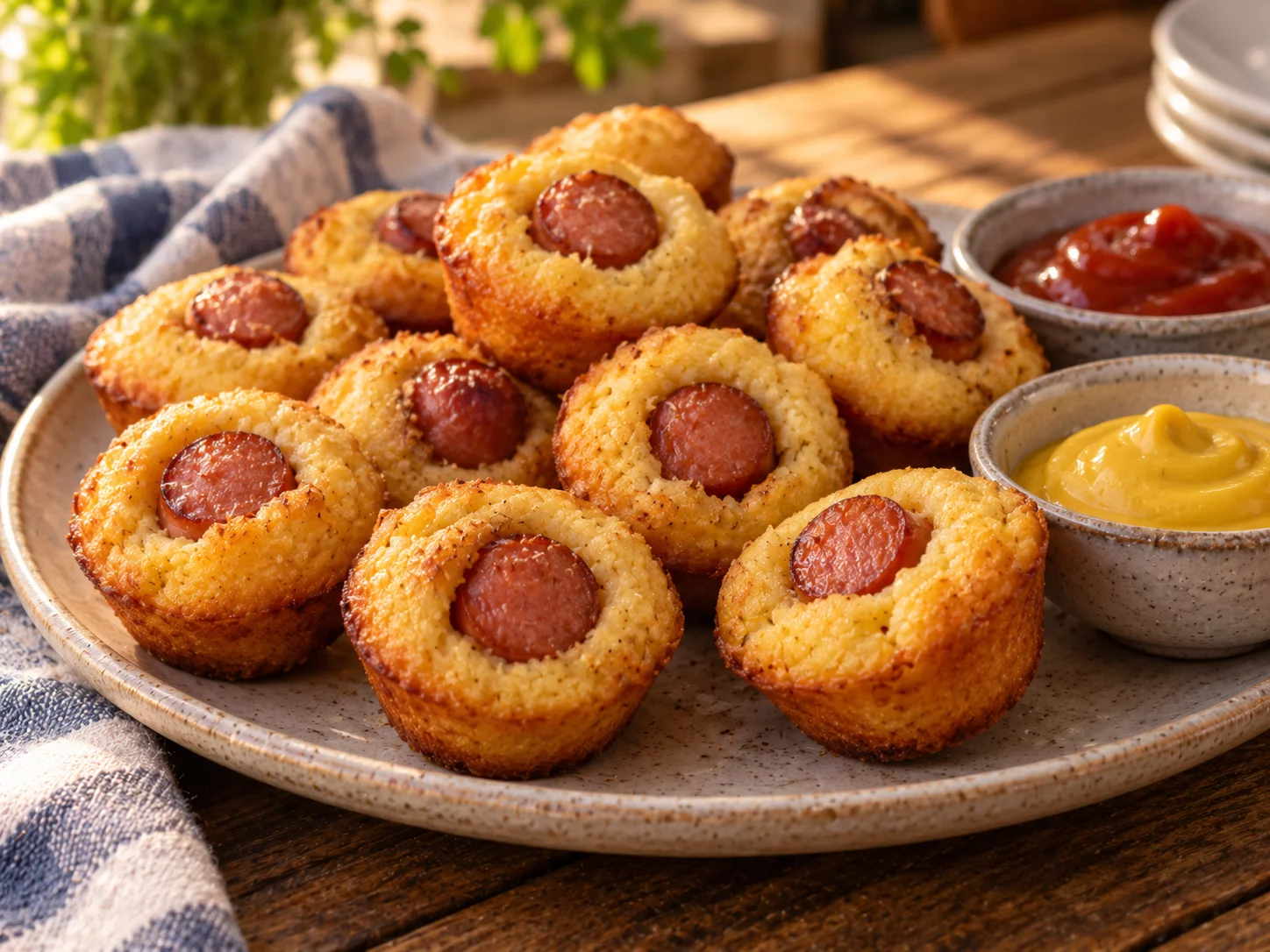 corn dog muffins