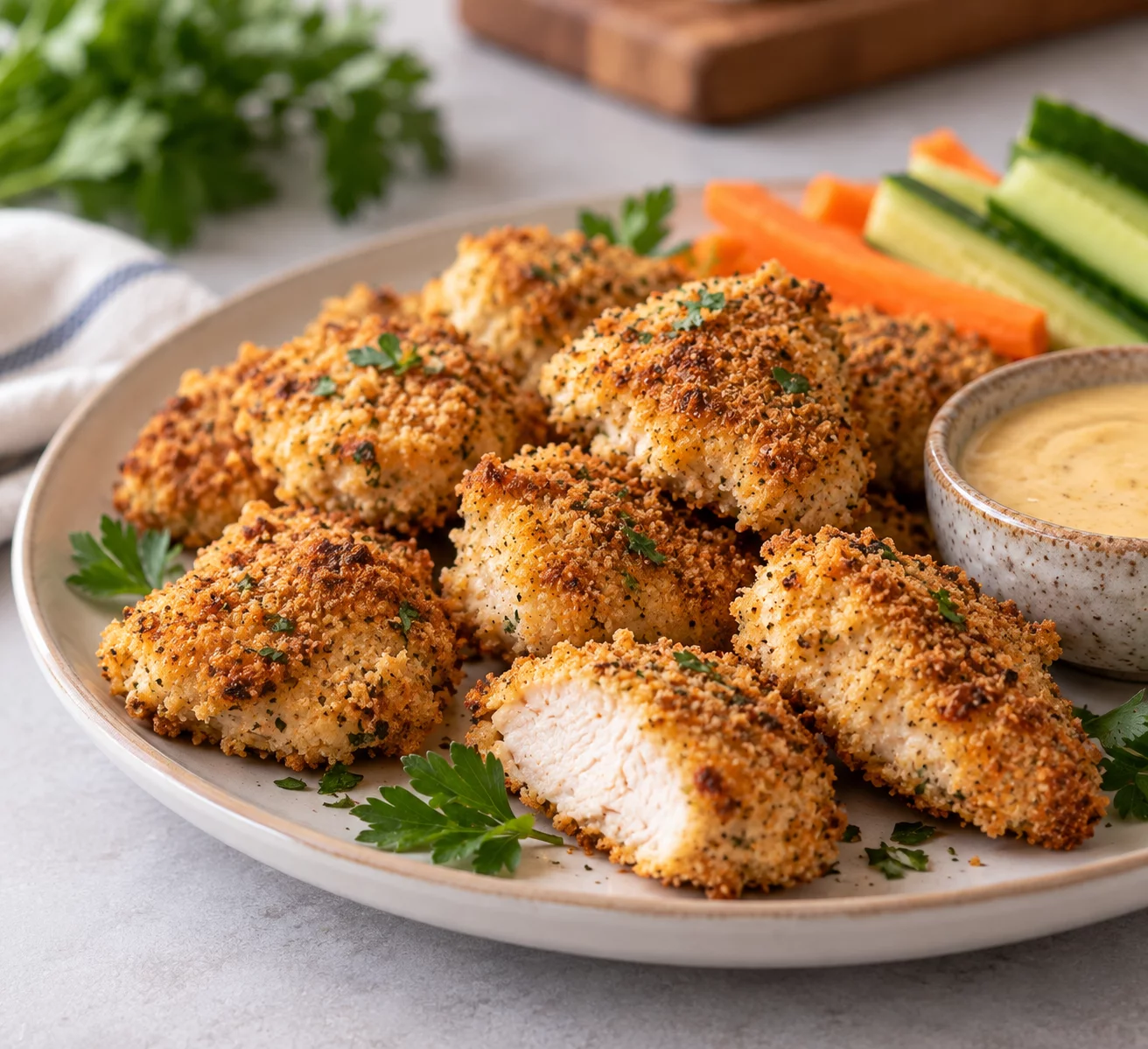healthy chicken nuggets