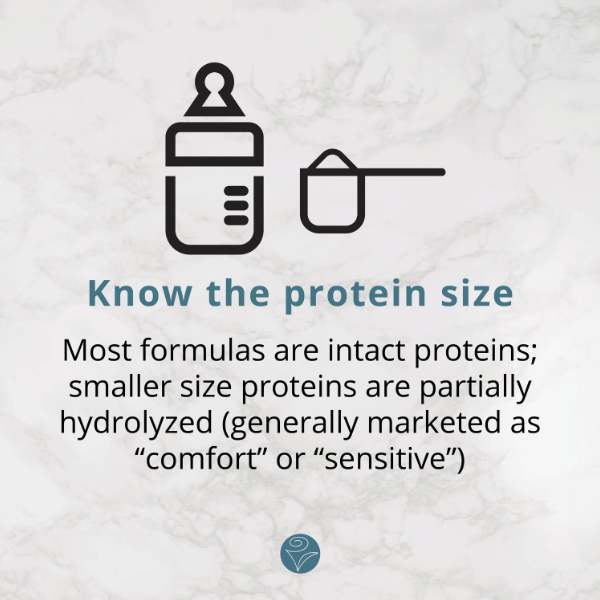 protein size in formula matters