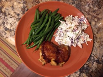 dinner - BBQ chicken.JPG